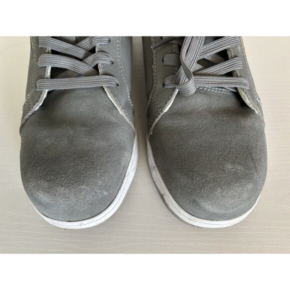 Puma Iconic Suede Women’s Work Size 9.5 Gray Composite Toe Safety Shoes Sneakers - Picture 8 of 11